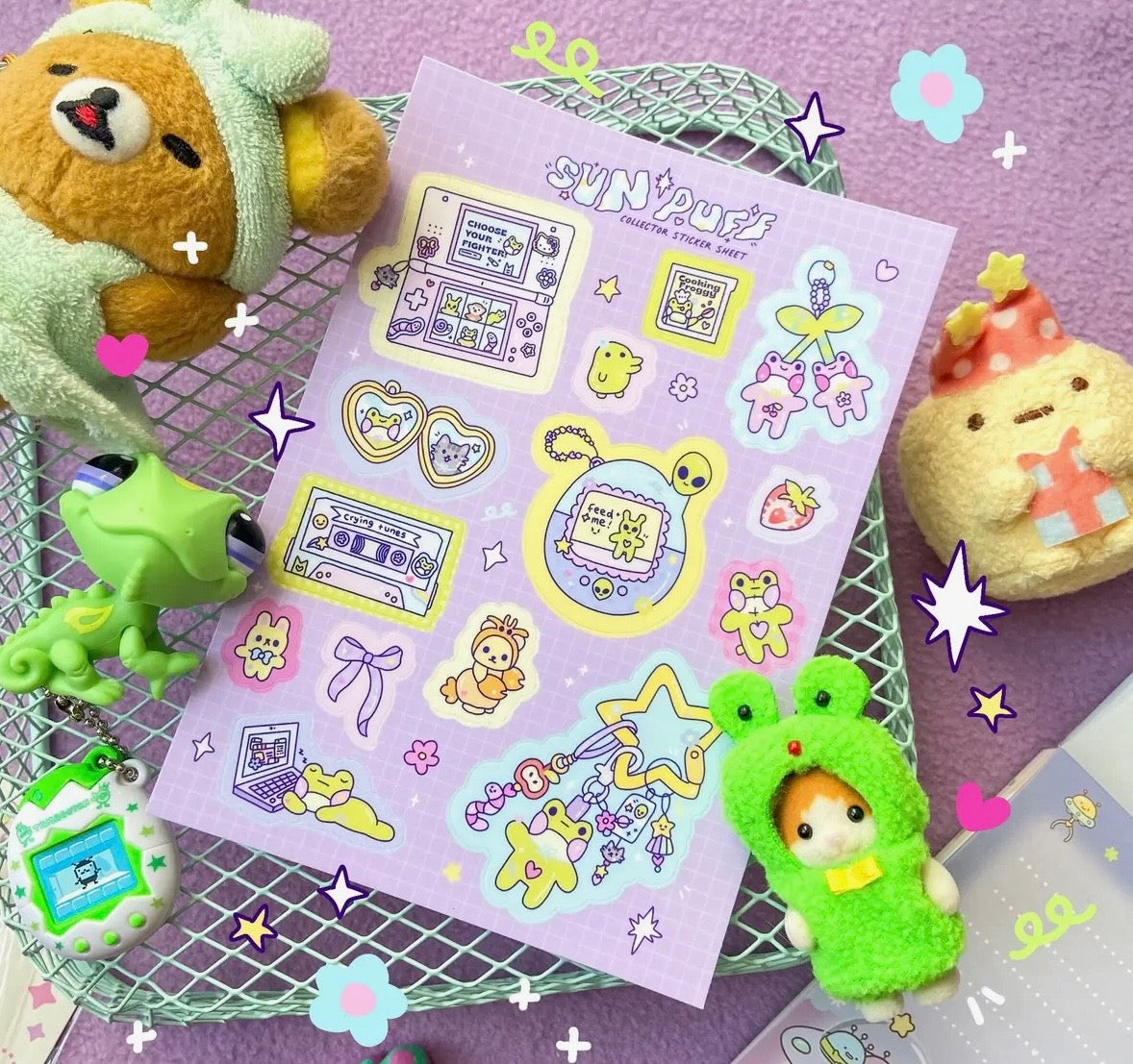 Trinket Collector Sticker Sheet