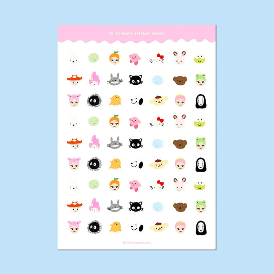 Tiny Trinkets Sticker Sheet 🎀