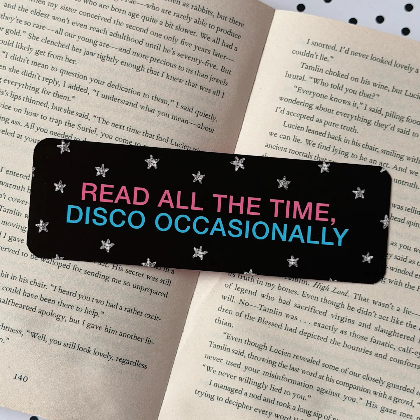 Read All The Time, Disco Occasionally Bookmark ✨