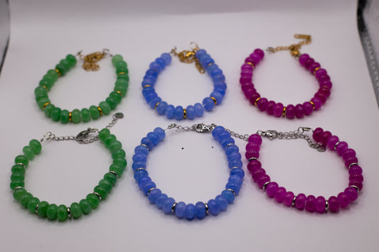 CHUNKY BEADED BRACELETS