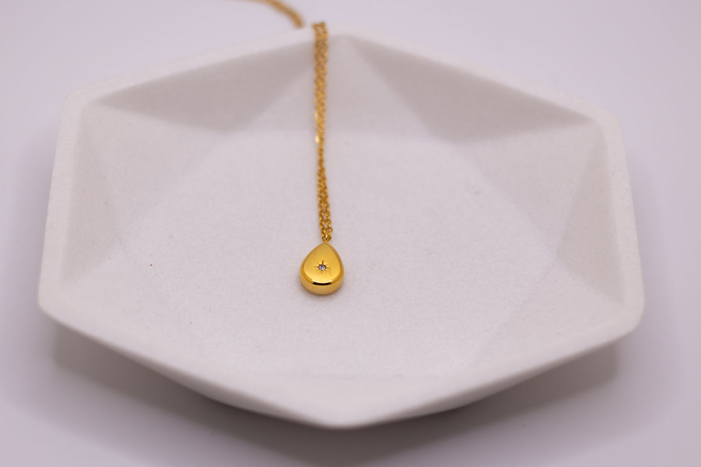ATHENA SUN DROP NECKLACE