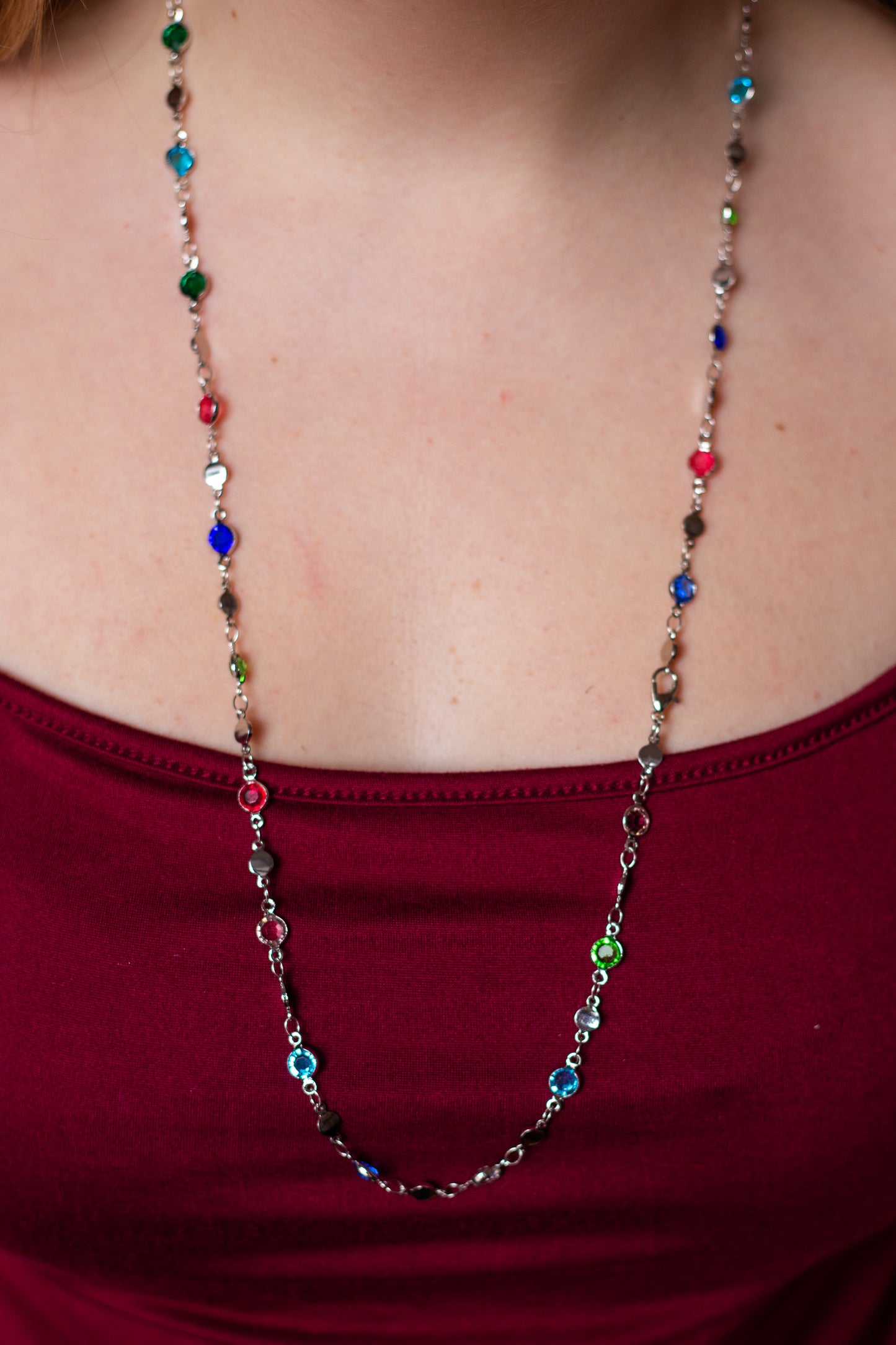 EMMI COLOURFUL GEM NECKLACE