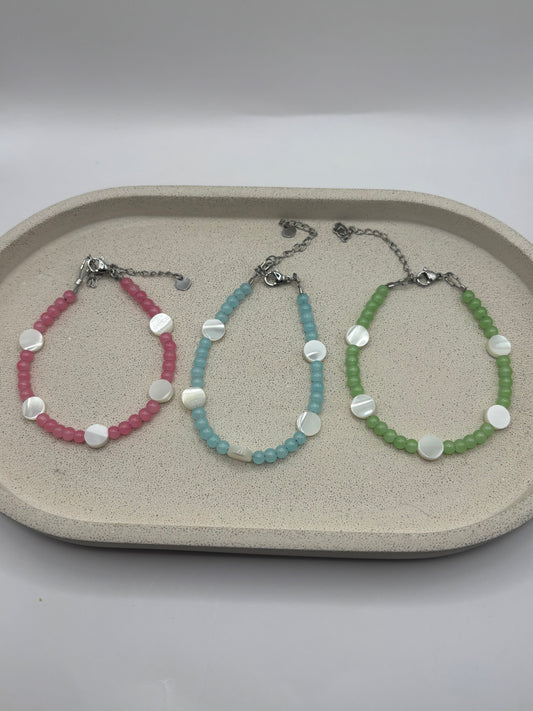 BEADED PEARL BRACELET
