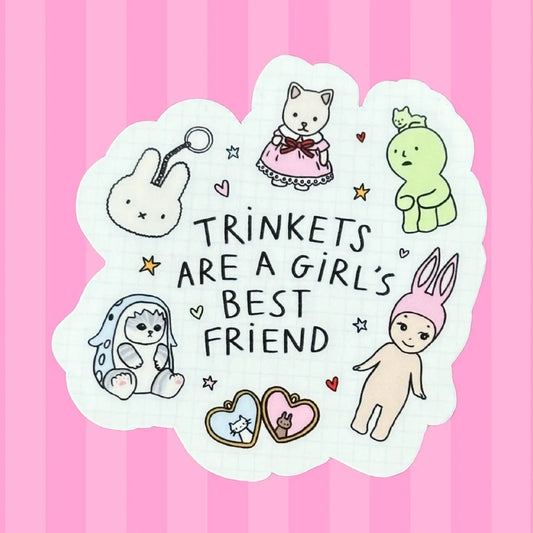 Trinkets Are a Girl’s Best Friend Sticker 💖